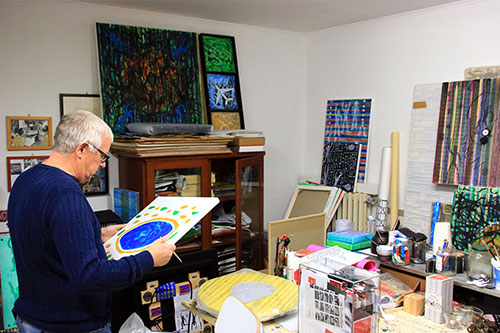 Massimo Puppi in studio